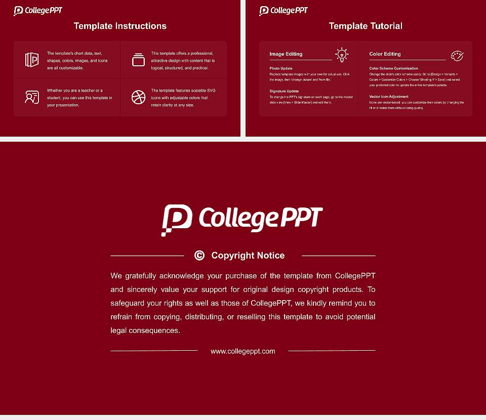 Otaru University of Commerce Academic Presentation/Research Findings Report PPT Template16:9 ratio PPT effect preview image5