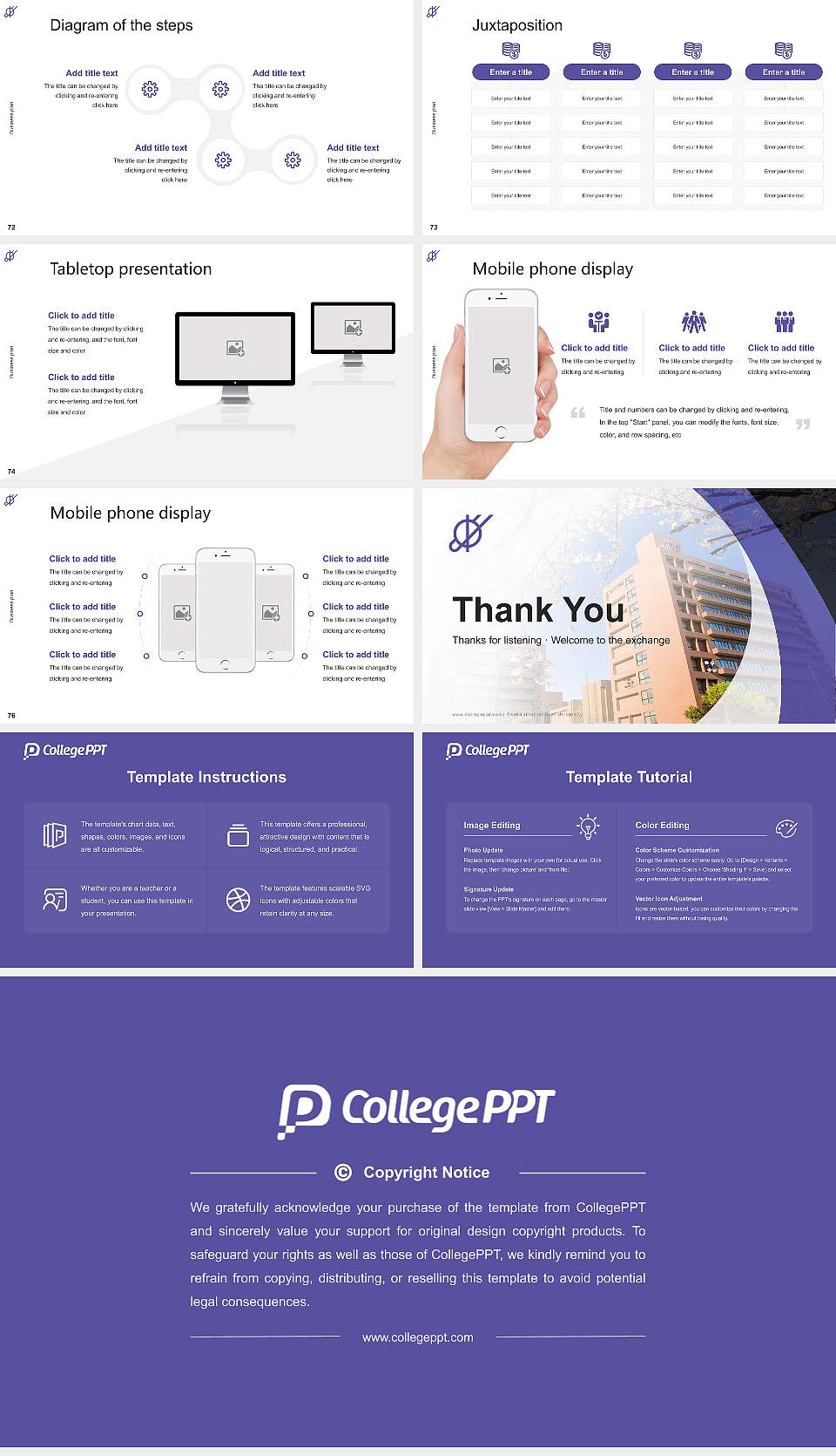 Osaka International University Competition/Entrepreneurship Contest PPT Template16:9 ratio PPT effect preview image9
