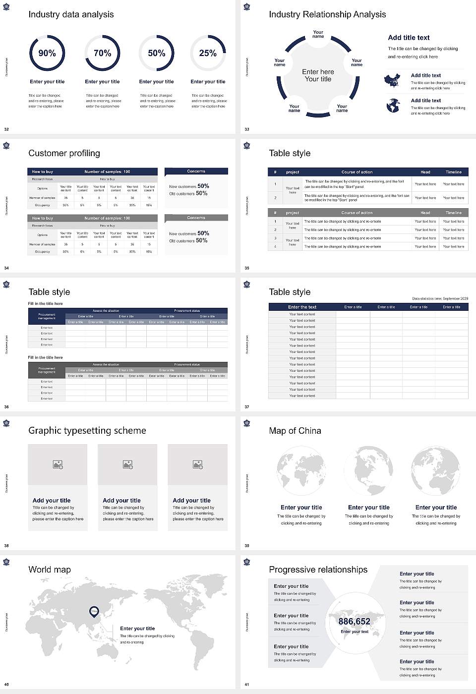 Osaka Seikei University Competition/Entrepreneurship Contest PPT Template16:9 ratio PPT effect preview image5