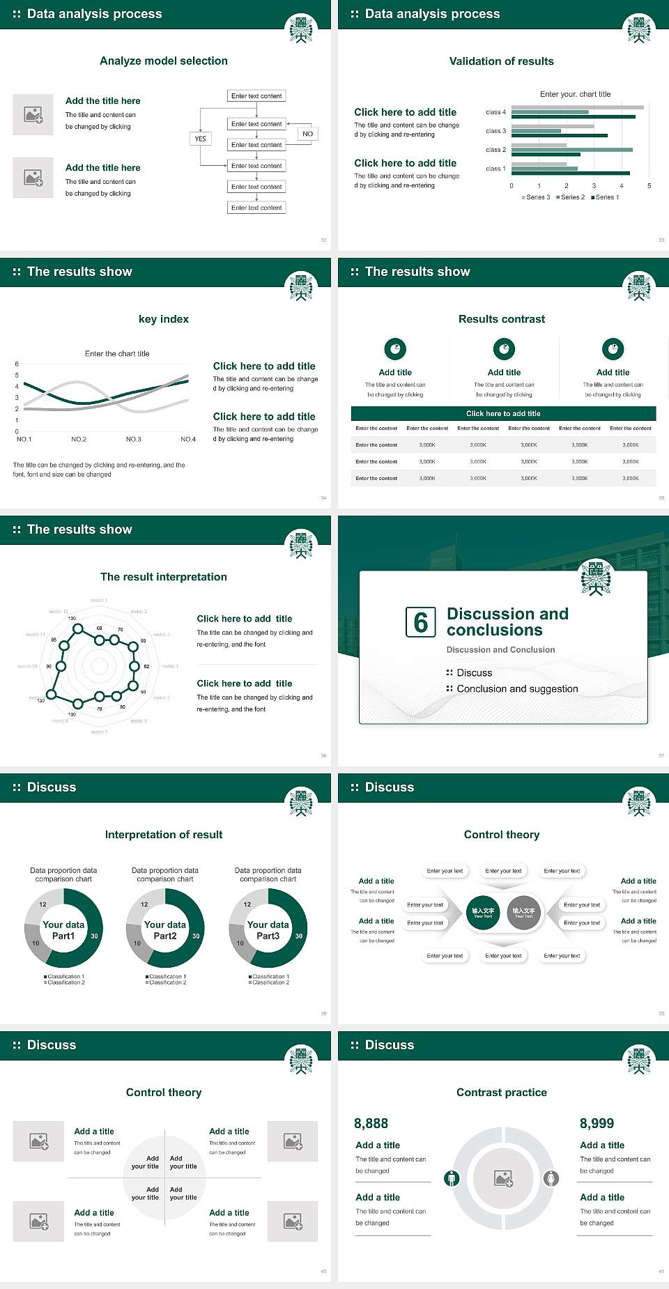 Reitaku University Graduation Thesis Defense PPT Template4:3 ratio PPT effect preview image5