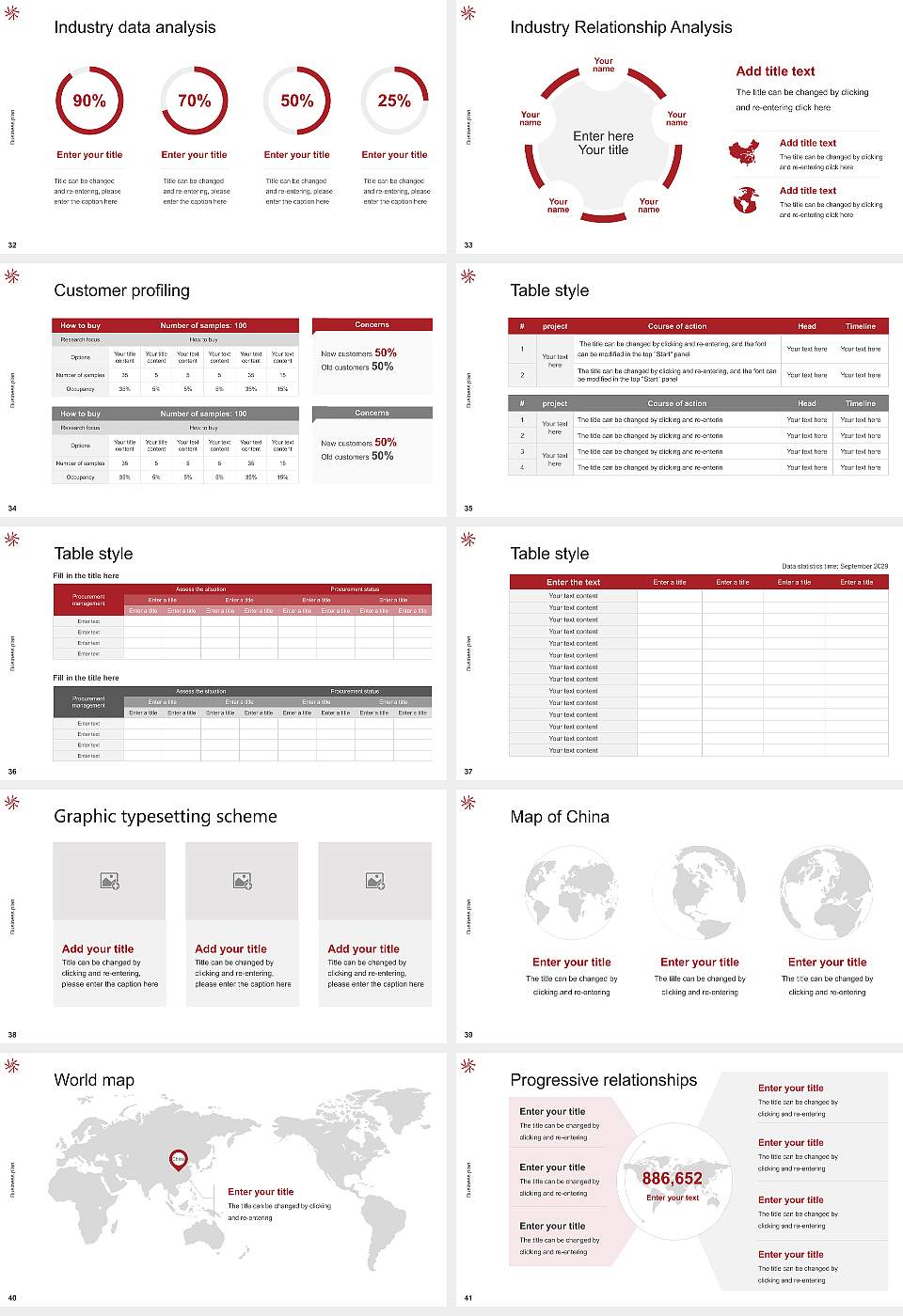 Osaka Ohtani University Competition/Entrepreneurship Contest PPT Template16:9 ratio PPT effect preview image5