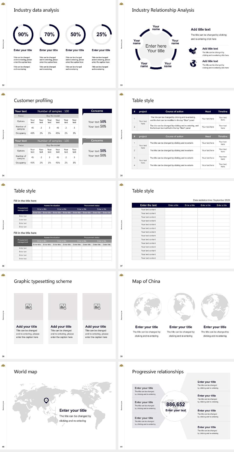 Ohara Graduate School of Accounting Competition/Entrepreneurship Contest PPT Template4:3 ratio PPT effect preview image5