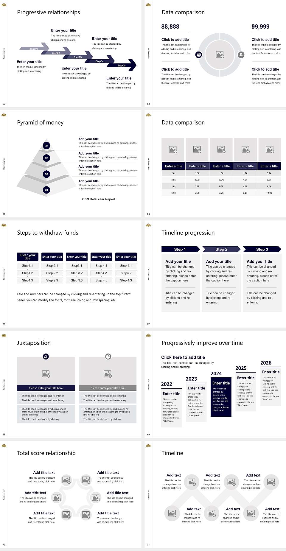 Ohara Graduate School of Accounting Competition/Entrepreneurship Contest PPT Template4:3 ratio PPT effect preview image8