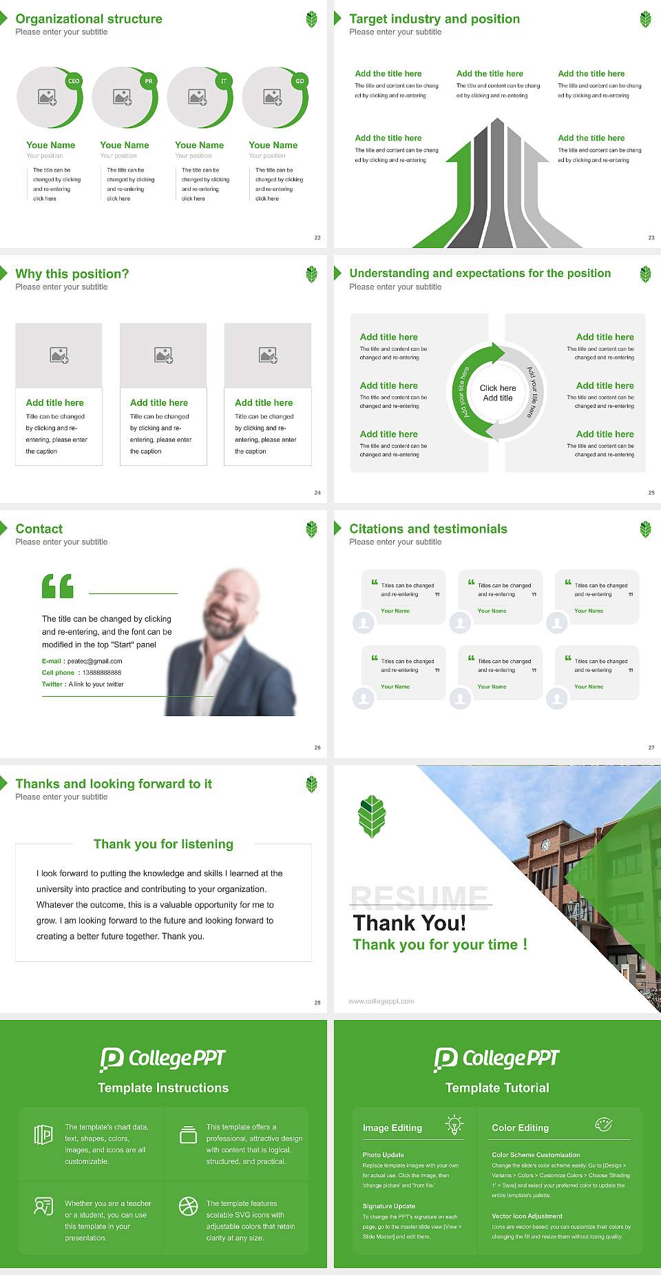 Obihiro University of Agriculture and Veterinary Medicine Resume PPT Template4:3 ratio PPT effect preview image4