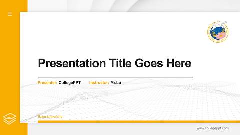 Saku University Thesis Proposal/Graduation Defense PPT Template