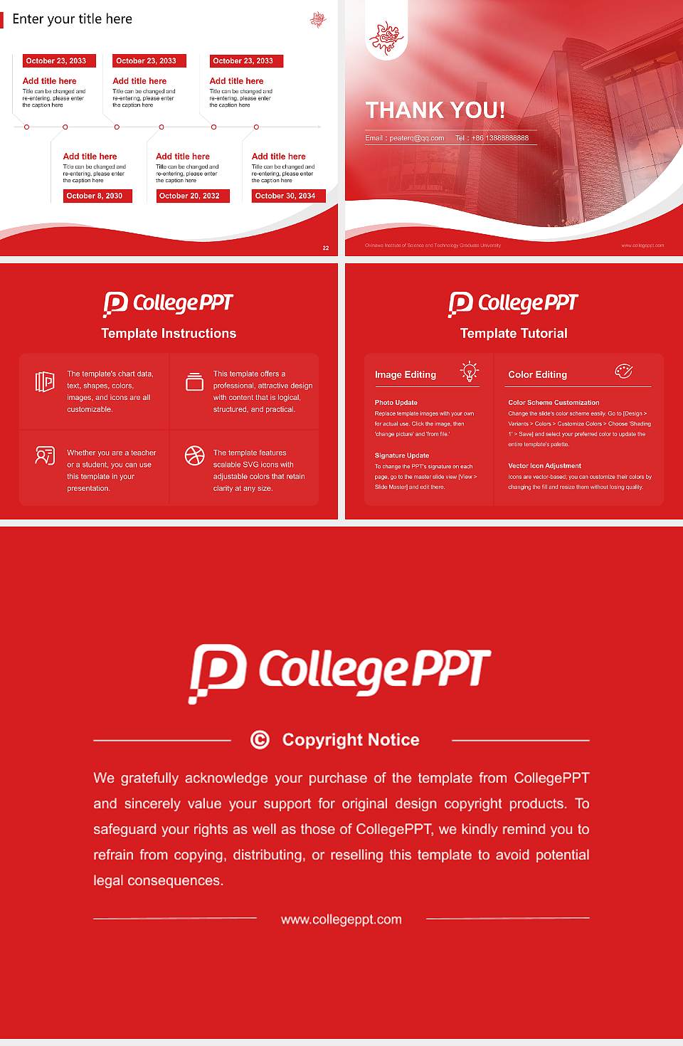 Okinawa Institute of Science and Technology Graduate University Lecture Sharing and Networking Event PPT Template4:3 ratio PPT effect preview image4