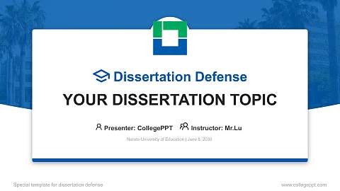 Naruto University of Education Graduation Thesis Defense PPT Template