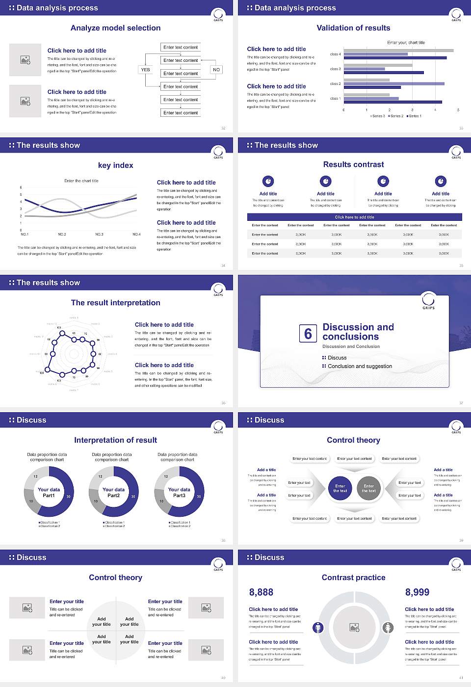 National Graduate Institute for Policy Studies Graduation Thesis Defense PPT Template16:9 ratio PPT effect preview image5