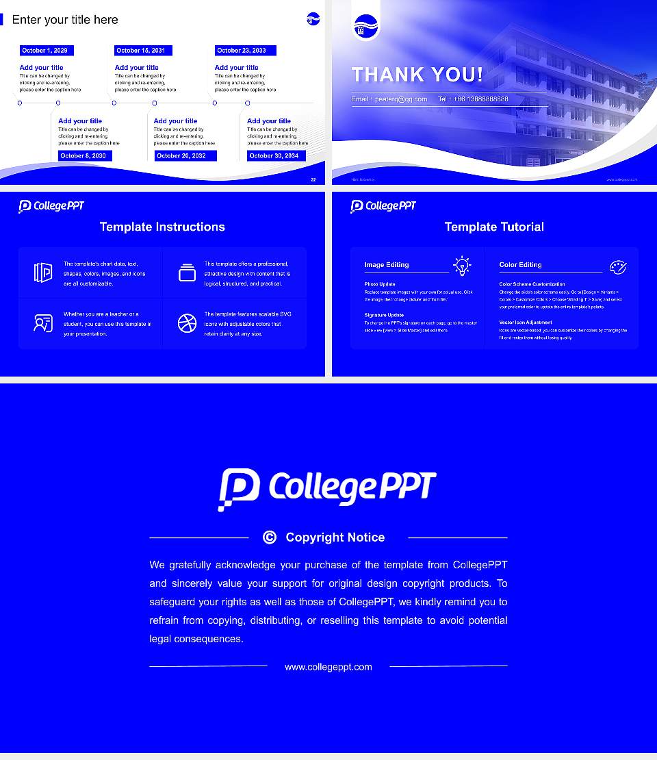 Niimi University Lecture Sharing and Networking Event PPT Template16:9 ratio PPT effect preview image4