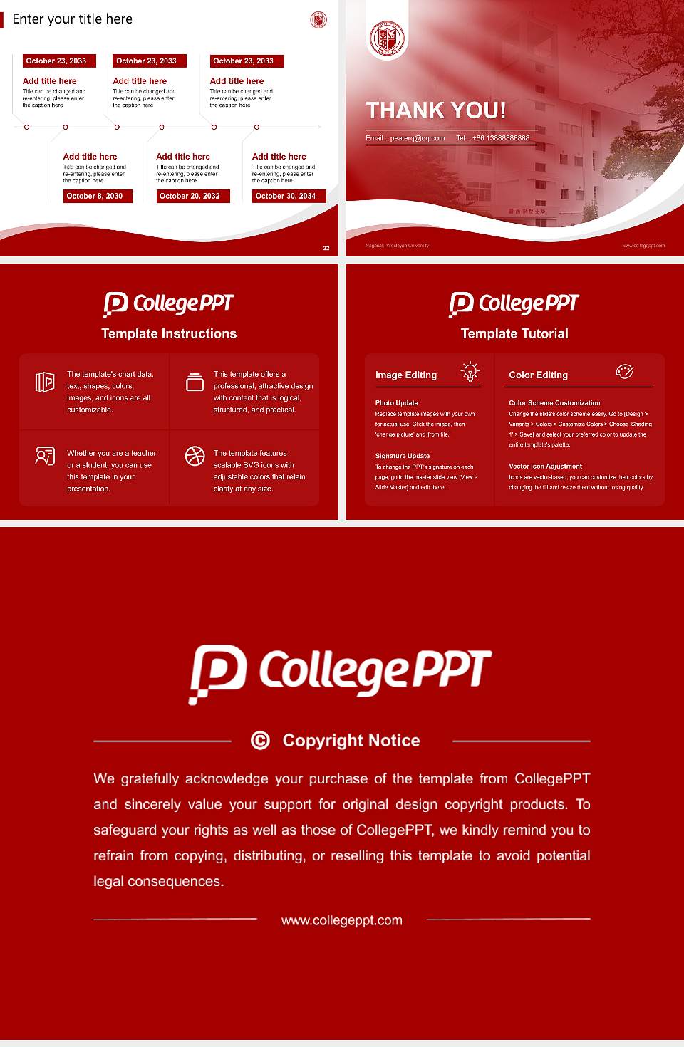 Nagasaki Wesleyan University Lecture Sharing and Networking Event PPT Template4:3 ratio PPT effect preview image4