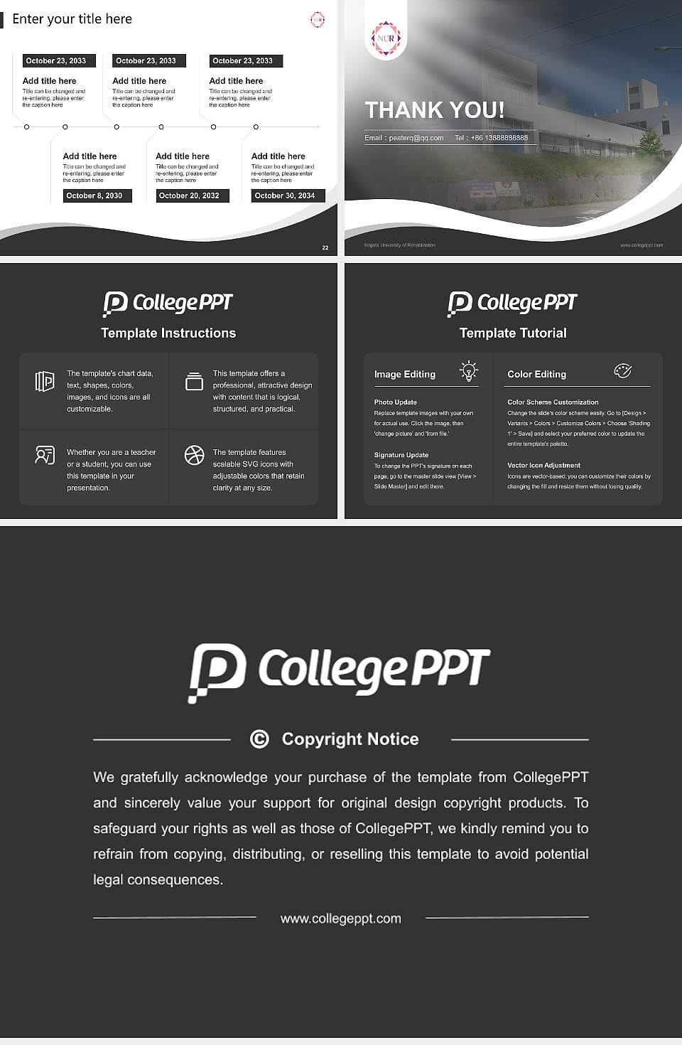 Niigata University of Rehabilitation Lecture Sharing and Networking Event PPT Template4:3 ratio PPT effect preview image4