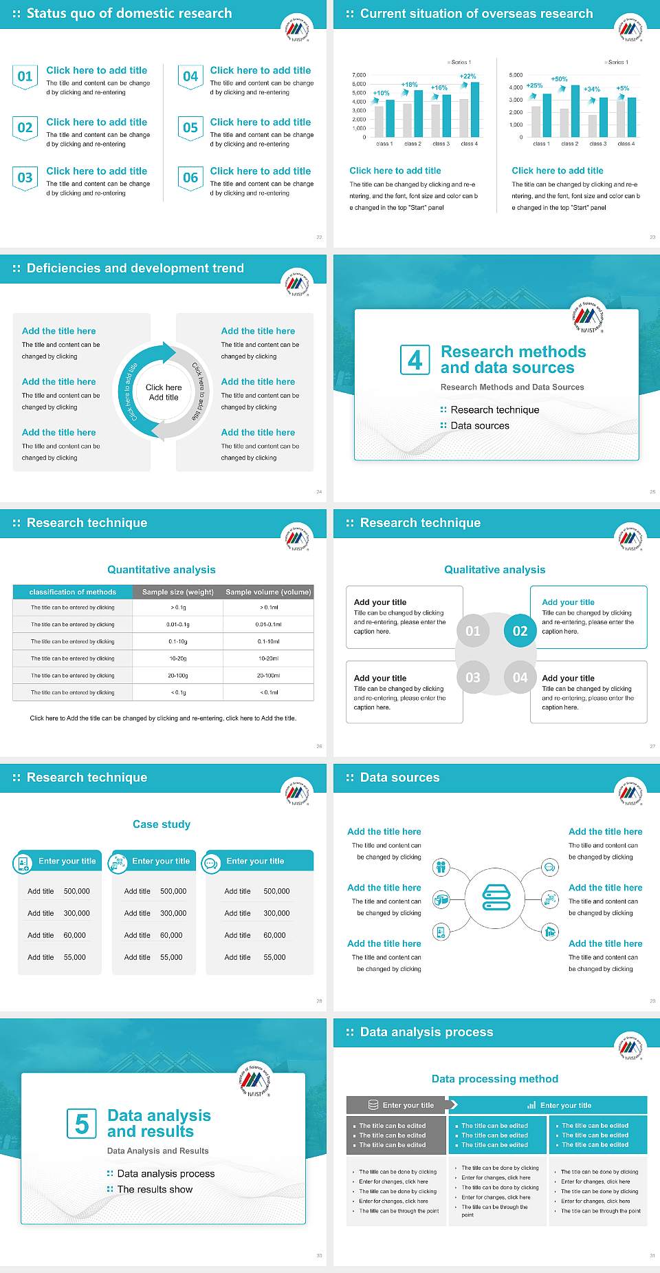 Nara Institute of Science and Technology Graduation Thesis Defense PPT Template4:3 ratio PPT effect preview image4