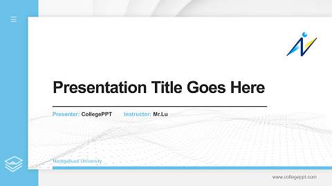 Naragakuen University Thesis Proposal/Graduation Defense PPT Template