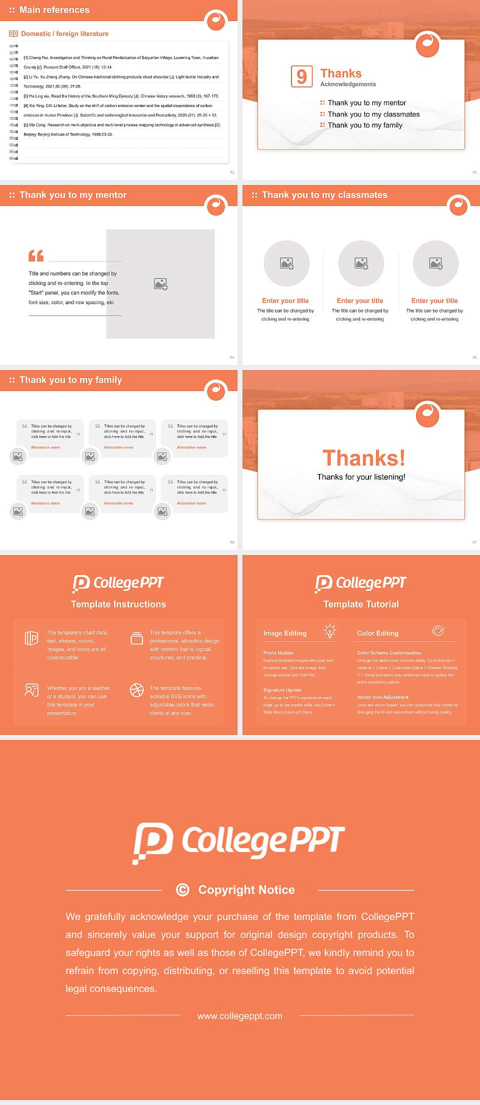 Niigata Agro-Food University Graduation Thesis Defense PPT Template4:3 ratio PPT effect preview image7