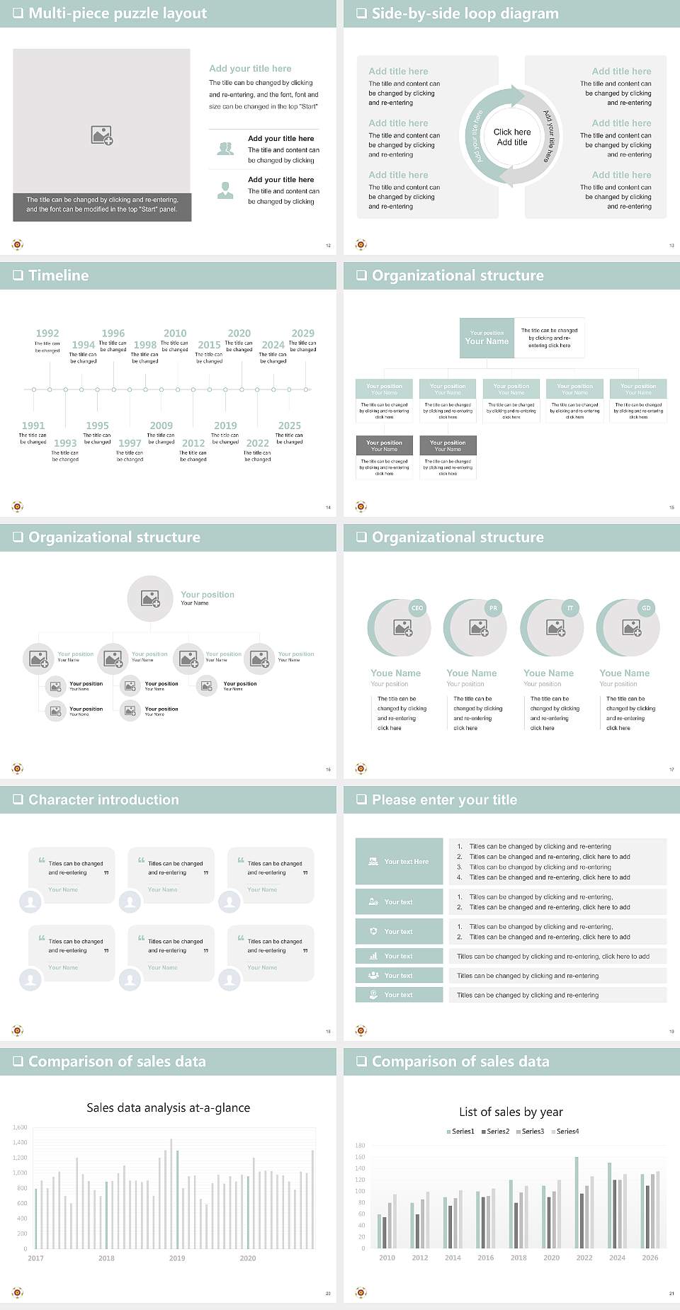 Nara Women’s University General PPT Template4:3 ratio PPT effect preview image3