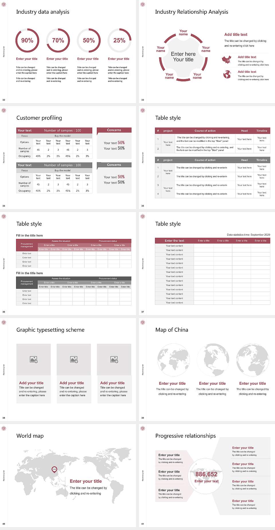 Nagoya University of Economics Competition/Entrepreneurship Contest PPT Template4:3 ratio PPT effect preview image5