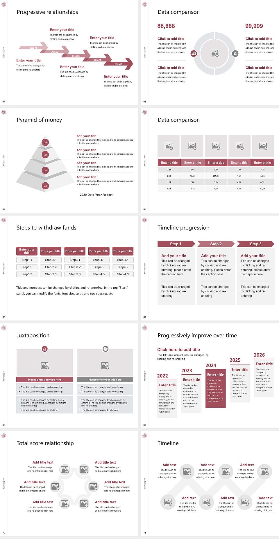 Nagoya University of Economics Competition/Entrepreneurship Contest PPT Template4:3 ratio PPT effect preview image8