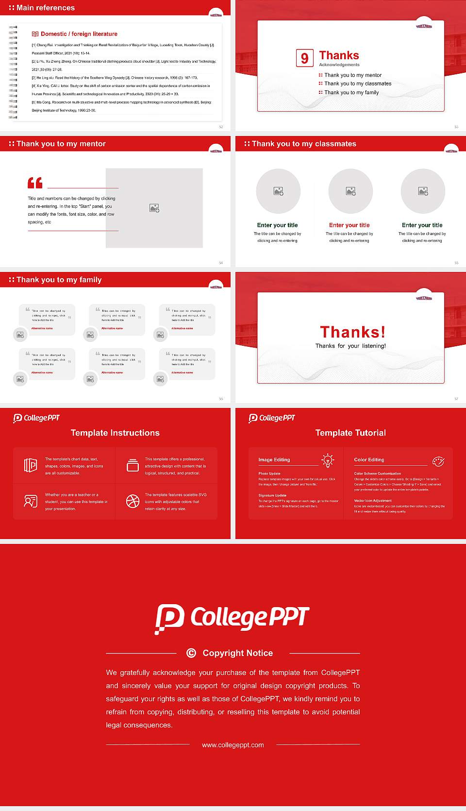 Nihon Wellness Sports University Graduation Thesis Defense PPT Template16:9 ratio PPT effect preview image7