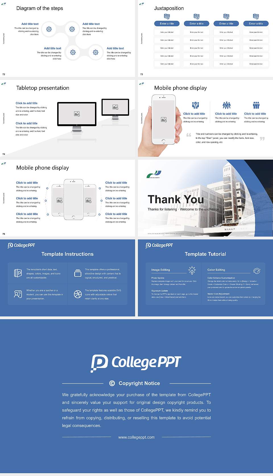 Nishikyushu University Competition/Entrepreneurship Contest PPT Template16:9 ratio PPT effect preview image9