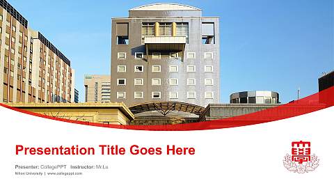 Nihon University Course/Courseware Creation PPT Template
