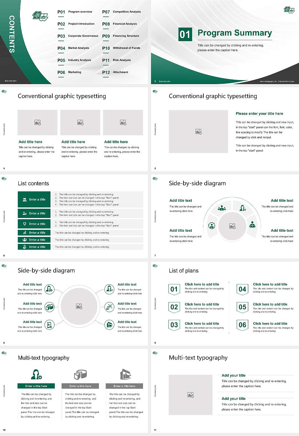 Nagoya University Competition/Entrepreneurship Contest PPT Template16:9 ratio PPT effect preview image2