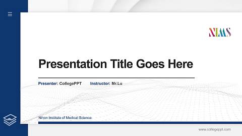 Nihon Institute of Medical Science Thesis Proposal/Graduation Defense PPT Template