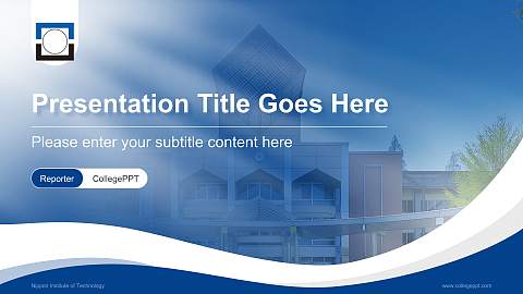 Nippon Institute of Technology Lecture Sharing and Networking Event PPT Template