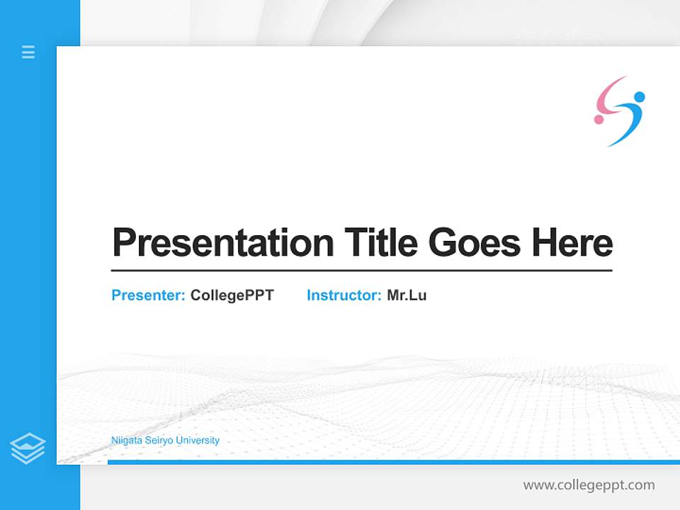 Niigata Seiryo University Thesis Proposal/Graduation Defense PPT Template4:3 ratio PPT effect preview image5