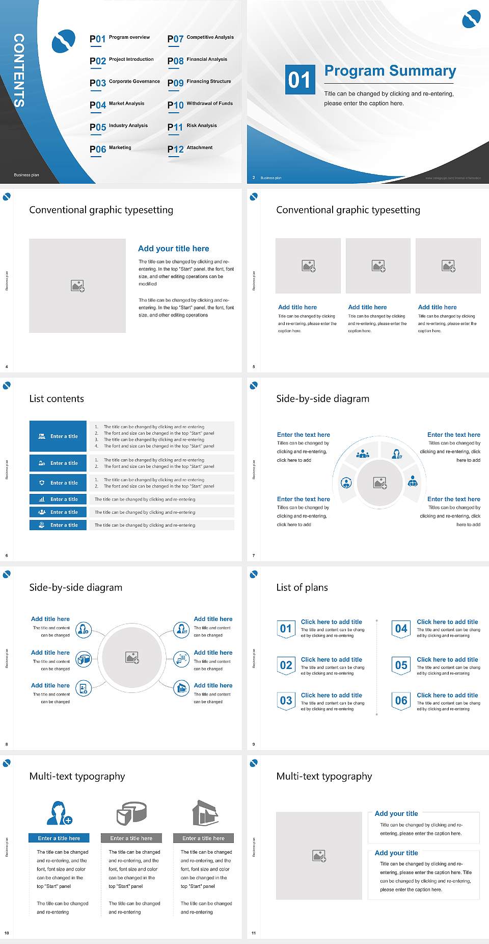 Niigata University of Management Competition/Entrepreneurship Contest PPT Template4:3 ratio PPT effect preview image2