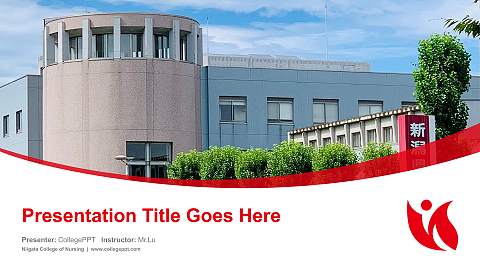 Niigata College of Nursing Course/Courseware Creation PPT Template
