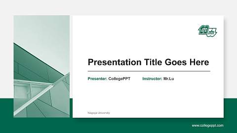 Nagoya University General PPT Template