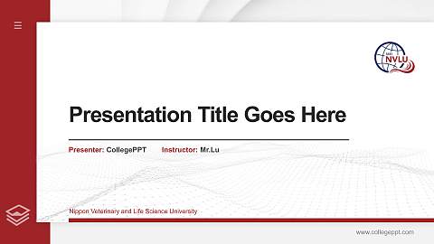 Nippon Veterinary and Life Science University Thesis Proposal/Graduation Defense PPT Template