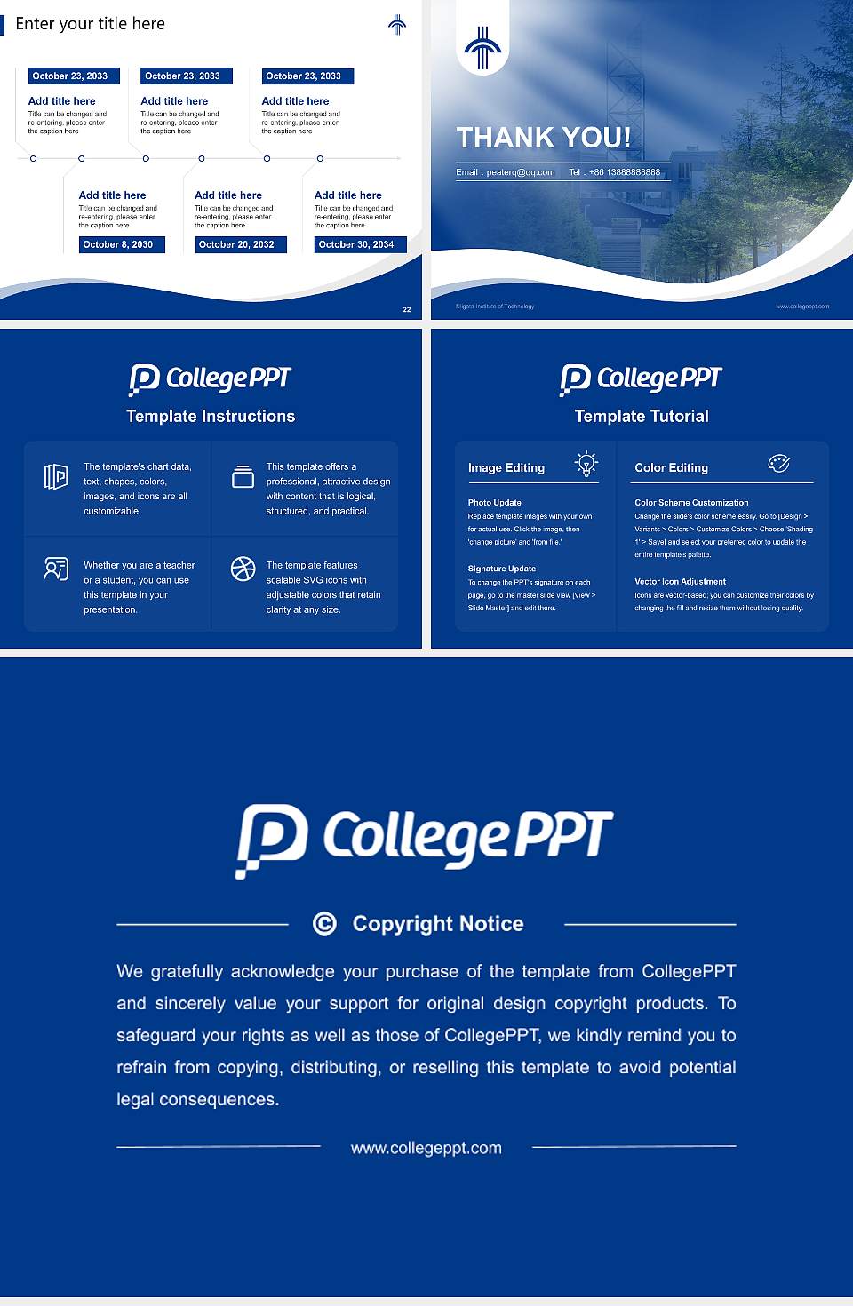 Niigata Institute of Technology Lecture Sharing and Networking Event PPT Template4:3 ratio PPT effect preview image4