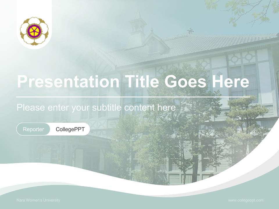 Nara Women’s University Lecture Sharing and Networking Event PPT Template4:3 ratio PPT effect preview image4