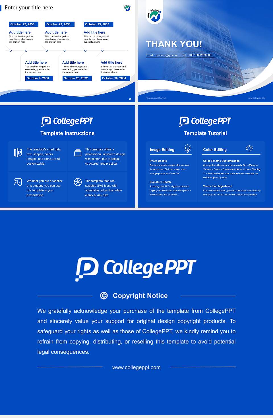 Nishogakusha University Lecture Sharing and Networking Event PPT Template4:3 ratio PPT effect preview image4