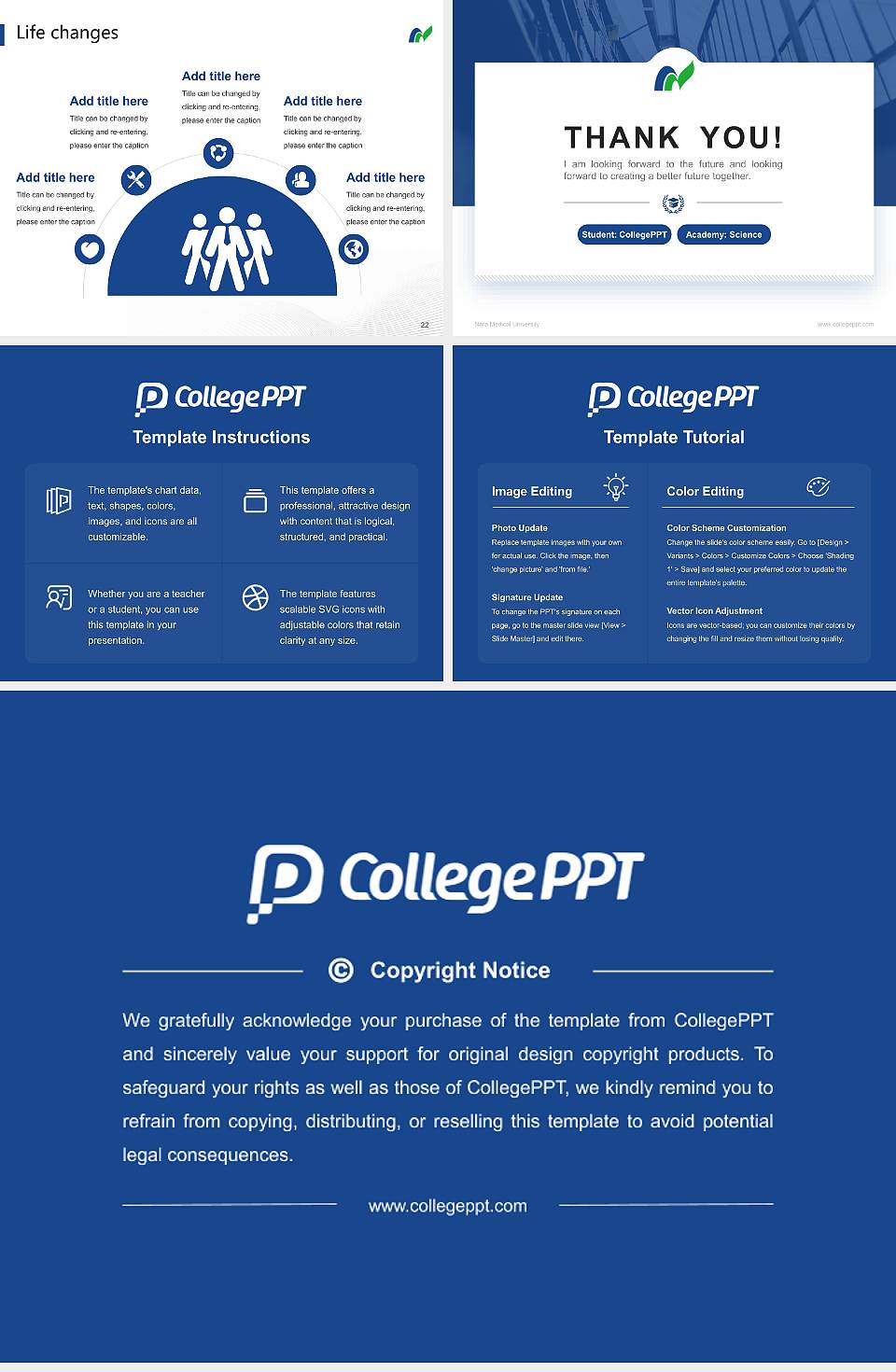 Nara Medical University National Scholarship Defense PPT Template4:3 ratio PPT effect preview image4