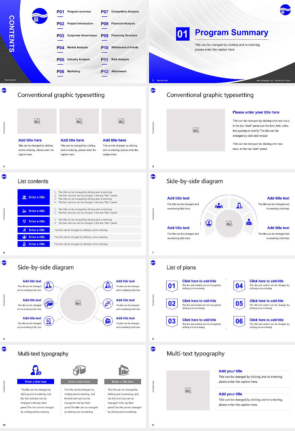 Niimi University Competition/Entrepreneurship Contest PPT Template16:9 ratio PPT effect preview image2