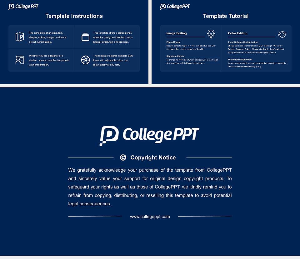 Nishinippon Institute of Technology Course/Courseware Creation PPT Template16:9 ratio PPT effect preview image5