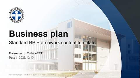 Nishinippon Institute of Technology Competition/Entrepreneurship Contest PPT Template