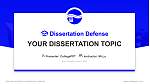 Niimi University Graduation Thesis Defense PPT Template