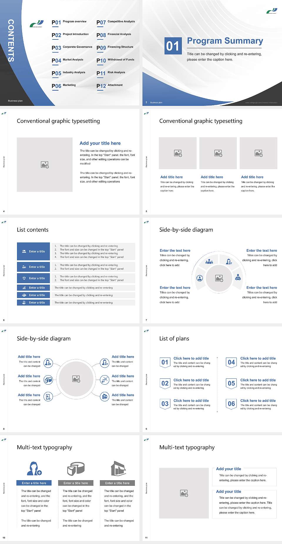 Nishikyushu University Competition/Entrepreneurship Contest PPT Template4:3 ratio PPT effect preview image2