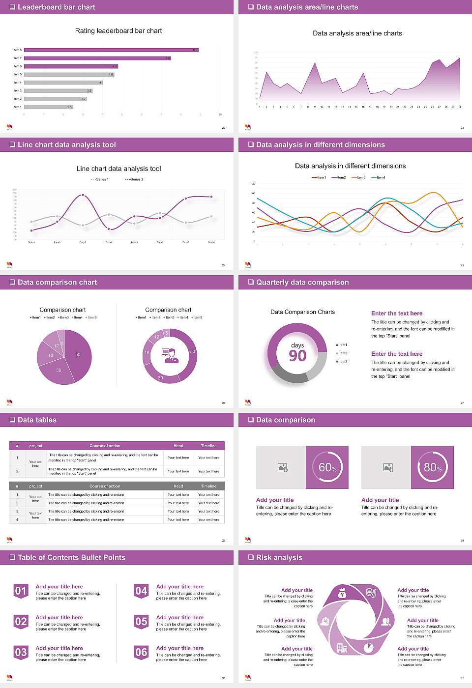 Nakamura Gakuen University General PPT Template16:9 ratio PPT effect preview image4