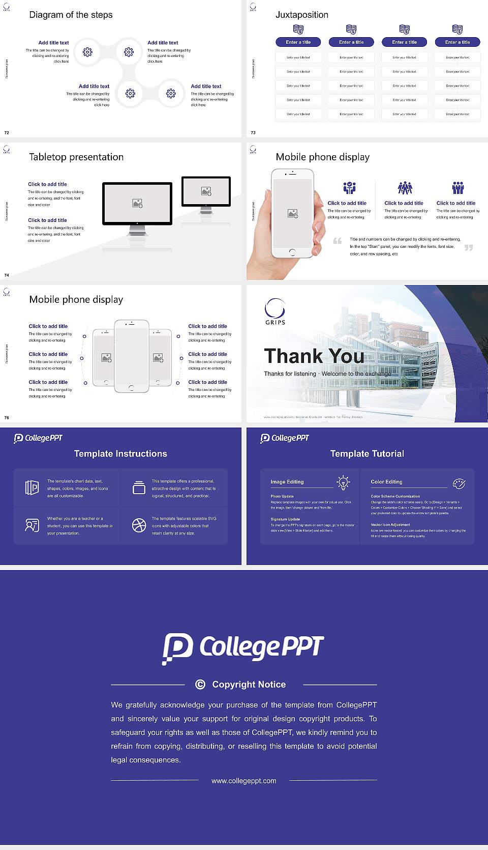 National Graduate Institute for Policy Studies Competition/Entrepreneurship Contest PPT Template16:9 ratio PPT effect preview image9