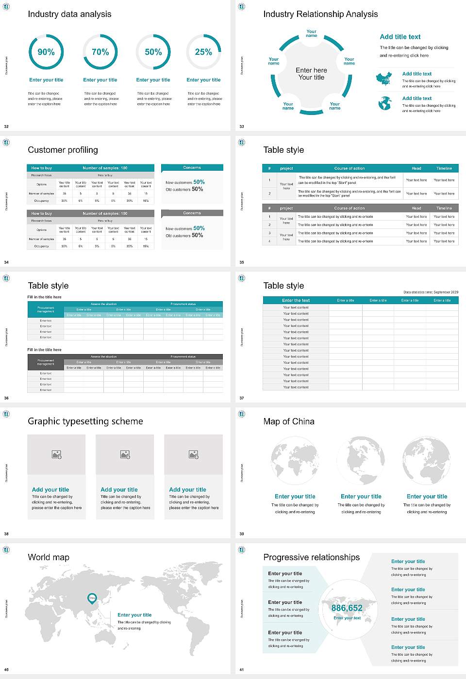 Nihon Fukushi University Competition/Entrepreneurship Contest PPT Template16:9 ratio PPT effect preview image5