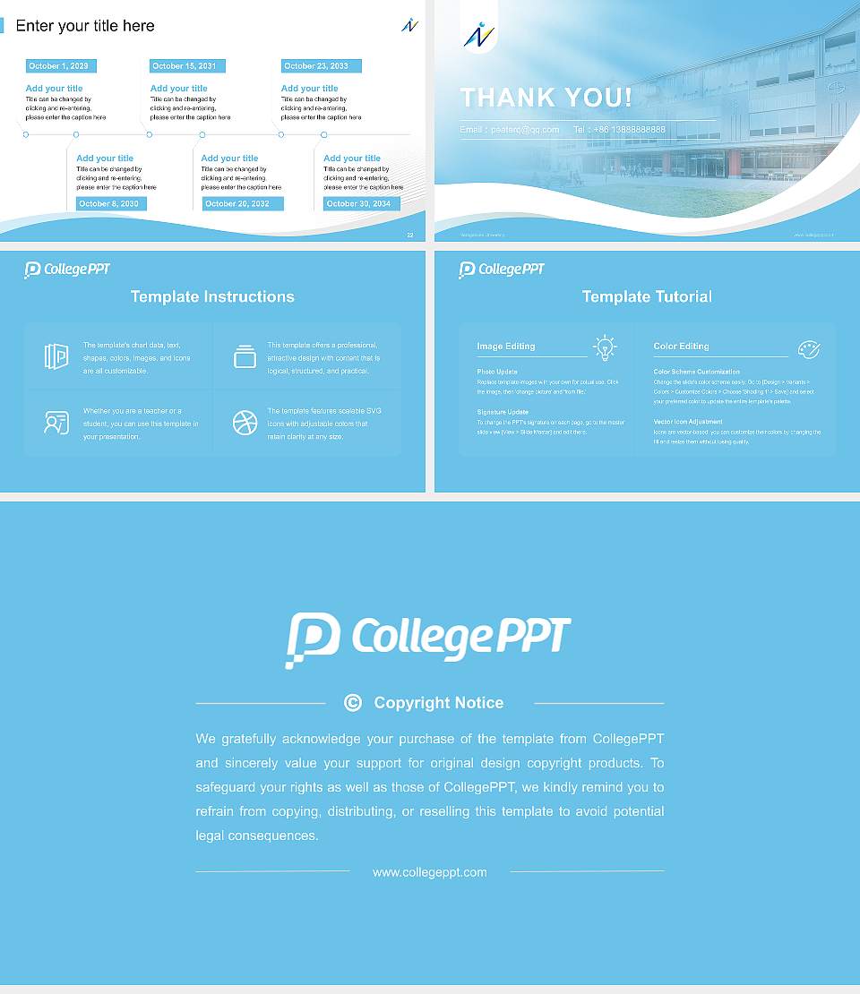Naragakuen University Lecture Sharing and Networking Event PPT Template16:9 ratio PPT effect preview image4