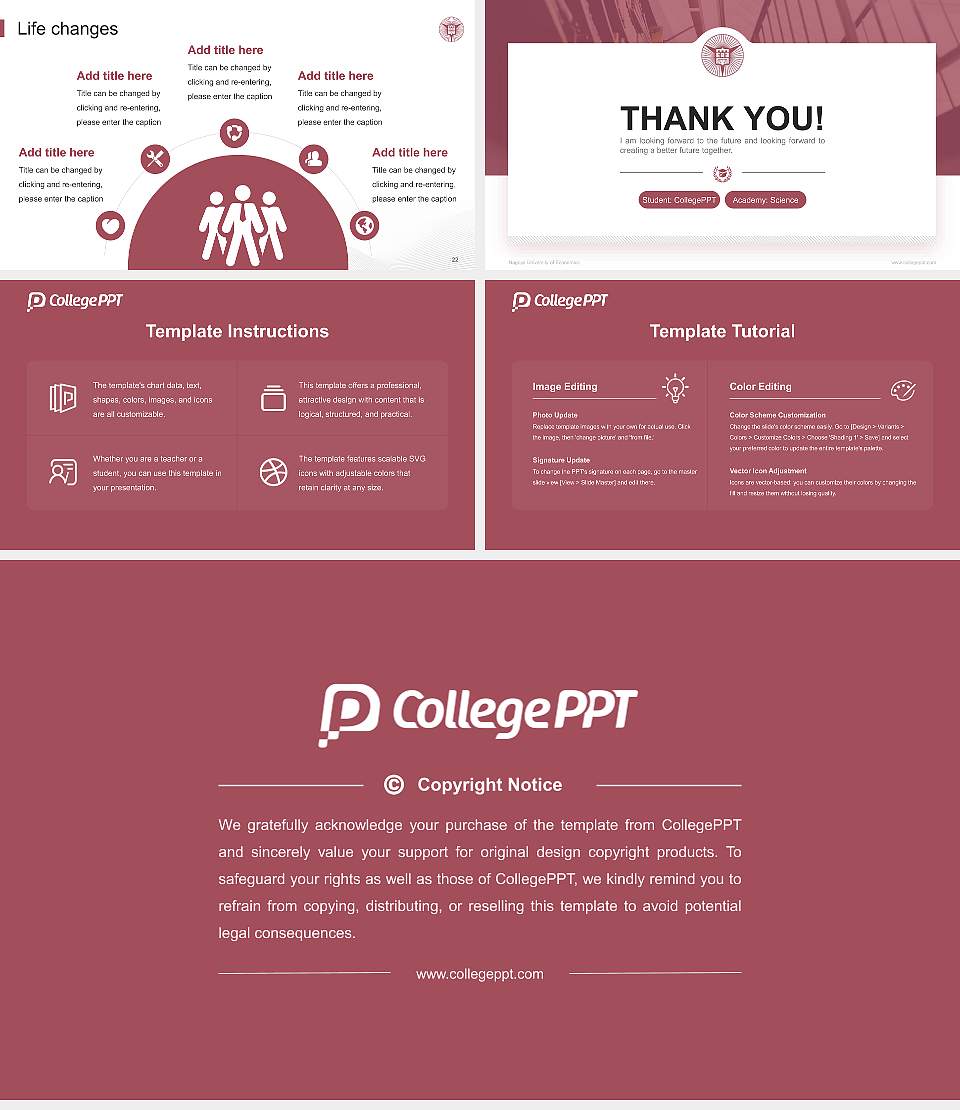 Nagoya University of Economics National Scholarship Defense PPT Template16:9 ratio PPT effect preview image4