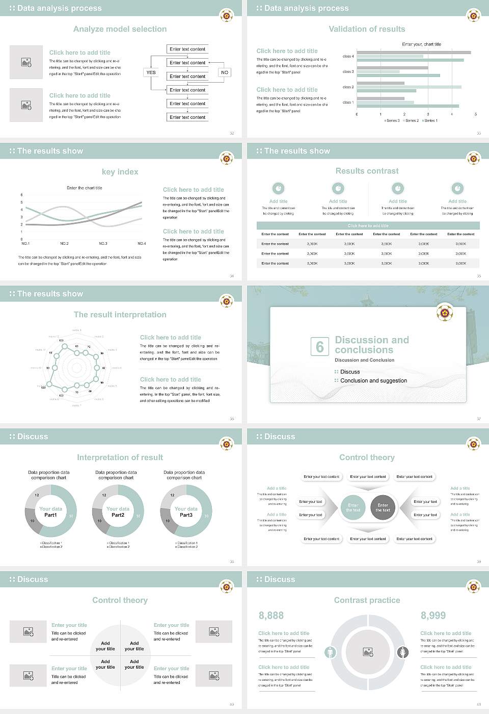 Nara Women’s University Graduation Thesis Defense PPT Template16:9 ratio PPT effect preview image5
