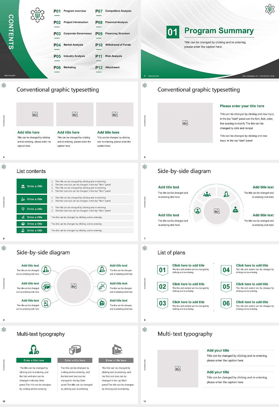 Niigata University Competition/Entrepreneurship Contest PPT Template16:9 ratio PPT effect preview image2