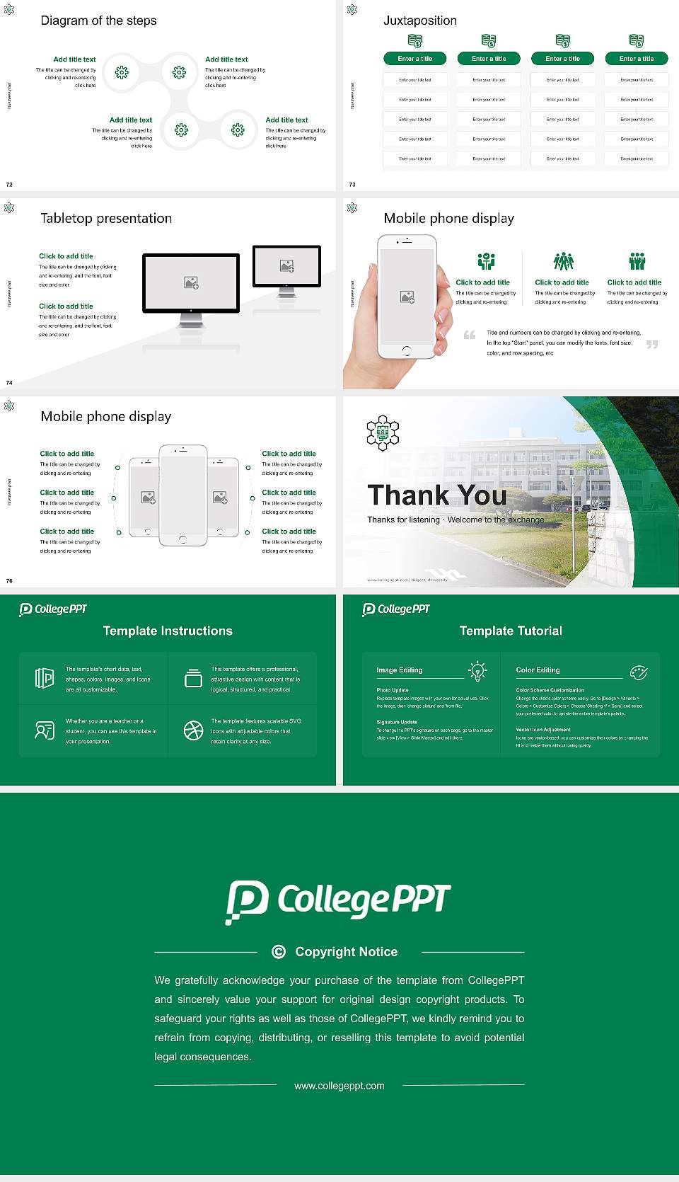 Niigata University Competition/Entrepreneurship Contest PPT Template16:9 ratio PPT effect preview image9
