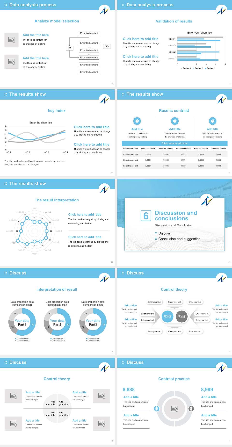 Naragakuen University Graduation Thesis Defense PPT Template4:3 ratio PPT effect preview image5